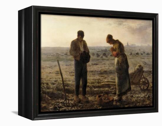 The Angelus (L'Angélus)-Jean-Fran?ois Millet-Framed Stretched Canvas