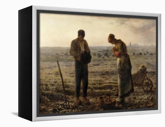 The Angelus (L'Angélus)-Jean-Fran?ois Millet-Framed Stretched Canvas