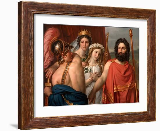 The Anger of Achilles. 1819-Jacques Louis David-Framed Giclee Print