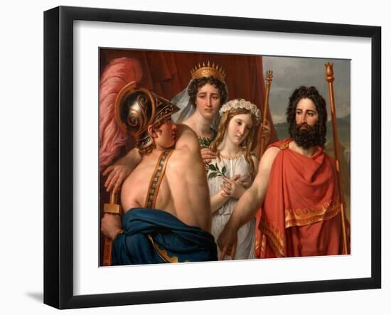 The Anger of Achilles. 1819-Jacques Louis David-Framed Giclee Print
