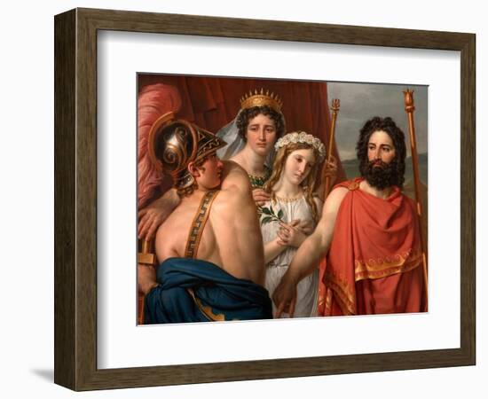 The Anger of Achilles-Jacques Louis David-Framed Giclee Print