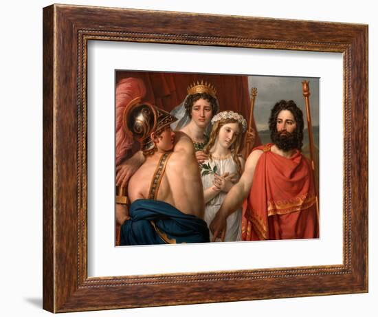 The Anger of Achilles-Jacques Louis David-Framed Giclee Print