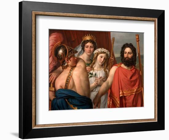 The Anger of Achilles-Jacques Louis David-Framed Giclee Print