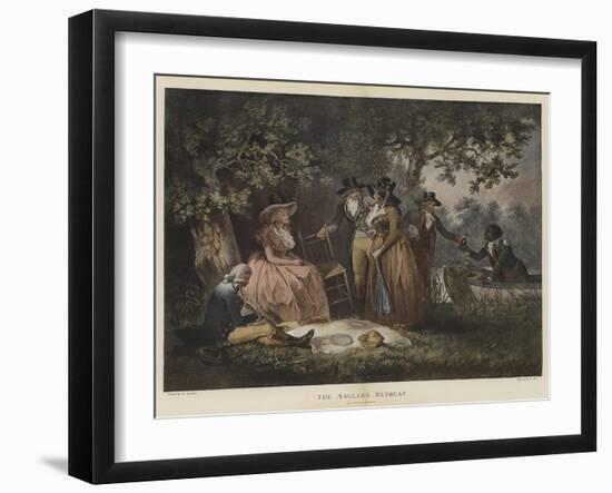 The Angler's Retreat-George Morland-Framed Giclee Print