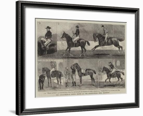 The Anglo-Mexican Riding Match at the Agricultural Hall, Islington-Alfred Chantrey Corbould-Framed Giclee Print