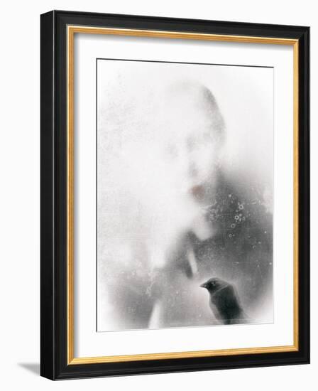 The angry bird...-Gilbert Claes-Framed Giclee Print