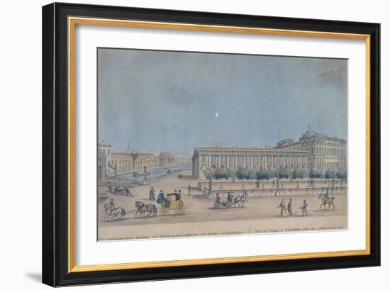 The Anichkov Palace in Saint Petersburg, 1814-Ivan Alexeyevich Ivanov-Framed Giclee Print