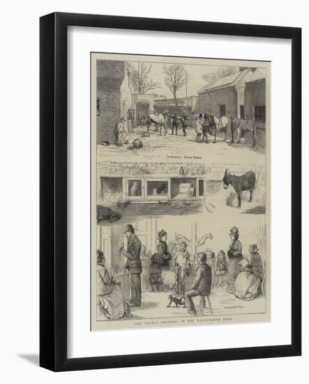 The Animal Hospital in the Wandsworth Road-null-Framed Giclee Print