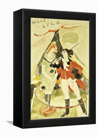 The Animal Tamer Presents-Charles Demuth-Framed Premier Image Canvas