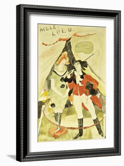 The Animal Tamer Presents-Charles Demuth-Framed Giclee Print