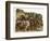 The Animals Emerge Two by Two from Noah's Ark-null-Framed Photographic Print