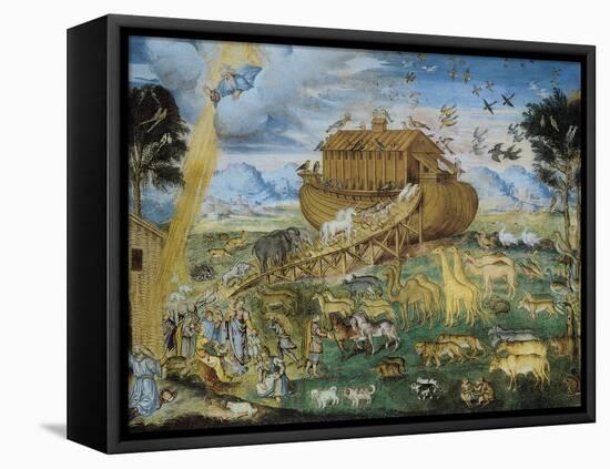 The Animals Enter Noah's Ark-null-Framed Premier Image Canvas