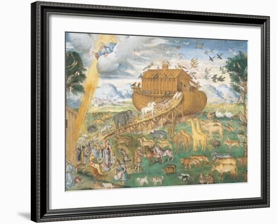 The Animals Enter Noah's Ark-Aurelio Luini-Framed Giclee Print