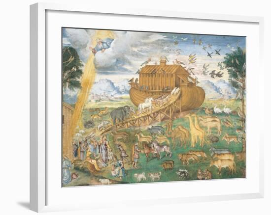 The Animals Enter Noah's Ark-Aurelio Luini-Framed Giclee Print