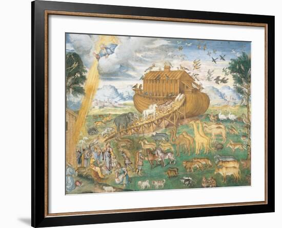 The Animals Enter Noah's Ark-Aurelio Luini-Framed Giclee Print
