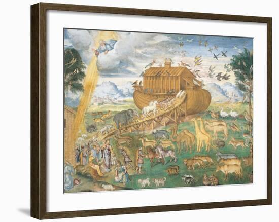 The Animals Enter Noah's Ark-Aurelio Luini-Framed Giclee Print