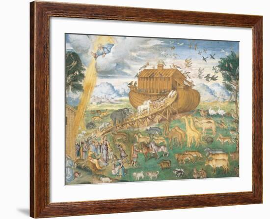 The Animals Enter Noah's Ark-Aurelio Luini-Framed Giclee Print