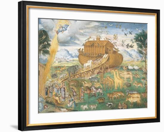 The Animals Enter Noah's Ark-Aurelio Luini-Framed Giclee Print