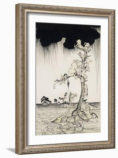 'The Animals You Know Are Not As They Are Now'-Arthur Rackham-Framed Giclee Print