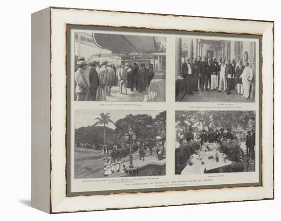 The Annexation of Hawaii by the United States of America-null-Framed Premier Image Canvas