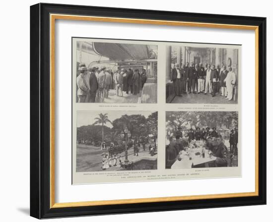 The Annexation of Hawaii by the United States of America-null-Framed Giclee Print