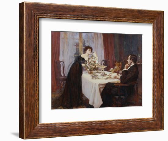 The Anniversary, "I Love Thee to the Level of Everyday's Most Quiet Need" - Elizabeth Barrett…-Albert Chevallier Tayler-Framed Giclee Print