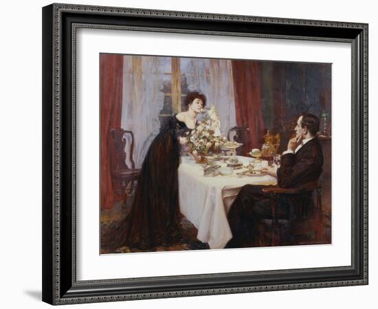 The Anniversary, "I Love Thee to the Level of Everyday's Most Quiet Need" - Elizabeth Barrett…-Albert Chevallier Tayler-Framed Giclee Print