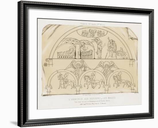 The Announcement to the Shepherds-null-Framed Giclee Print