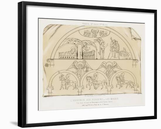 The Announcement to the Shepherds-null-Framed Giclee Print