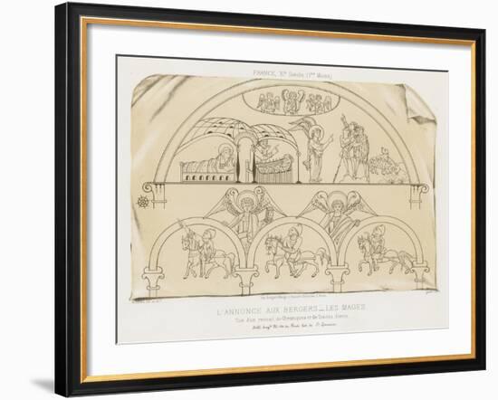 The Announcement to the Shepherds-null-Framed Giclee Print