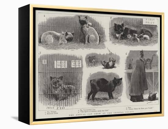 The Annual Cat Show at the Crystal Palace-null-Framed Premier Image Canvas