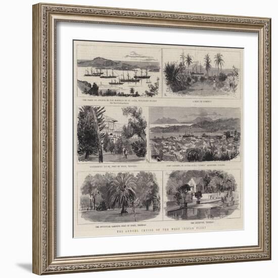 The Annual Cruise of the West Indian Fleet-null-Framed Giclee Print