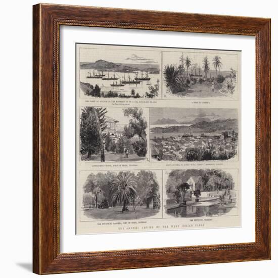 The Annual Cruise of the West Indian Fleet-null-Framed Giclee Print