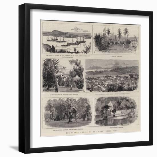 The Annual Cruise of the West Indian Fleet-null-Framed Giclee Print