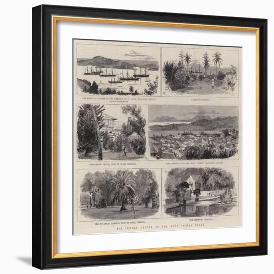 The Annual Cruise of the West Indian Fleet-null-Framed Giclee Print