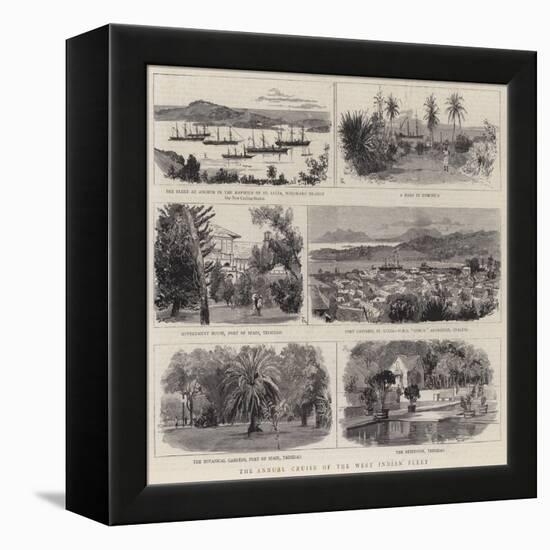 The Annual Cruise of the West Indian Fleet-null-Framed Premier Image Canvas