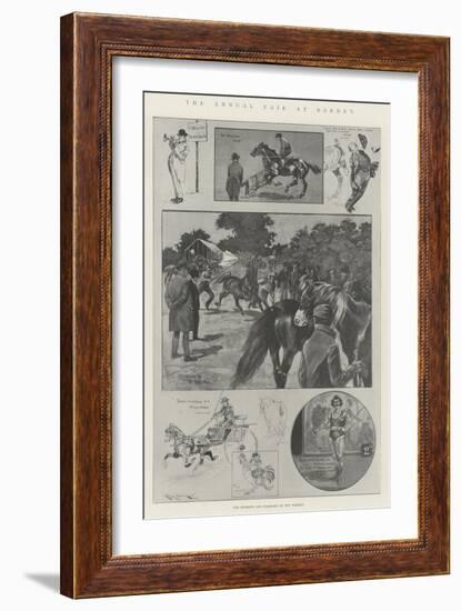 The Annual Fair at Barnet-Ralph Cleaver-Framed Giclee Print