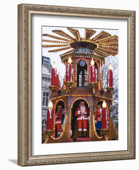 The Annual Frankfurt Christmas Market, Birmingham, West Midlands, England, United Kingdom, Europe-Ethel Davies-Framed Photographic Print