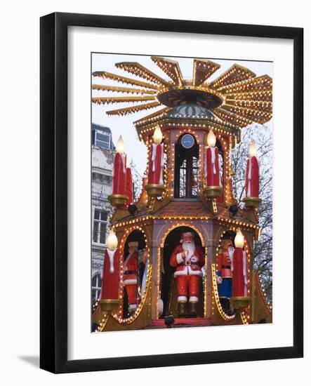 The Annual Frankfurt Christmas Market, Birmingham, West Midlands, England, United Kingdom, Europe-Ethel Davies-Framed Photographic Print