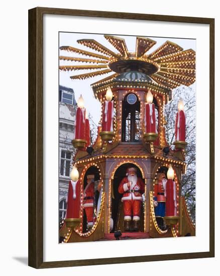 The Annual Frankfurt Christmas Market, Birmingham, West Midlands, England, United Kingdom, Europe-Ethel Davies-Framed Photographic Print