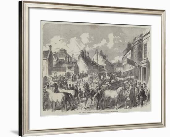 The Annual Horse Fair at Horncastle, Lincolnshire-null-Framed Giclee Print