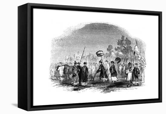 The Annual Spring Festival, 1847-Evans-Framed Premier Image Canvas