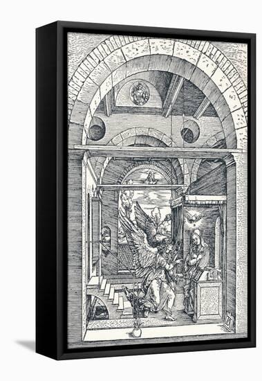 The Annuciation, 1506-Albrecht Dürer-Framed Premier Image Canvas