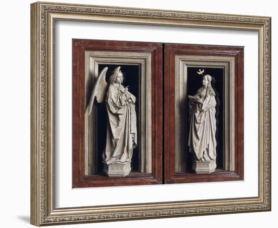 The Annuciation Diptych-Jan van Eyck-Framed Giclee Print