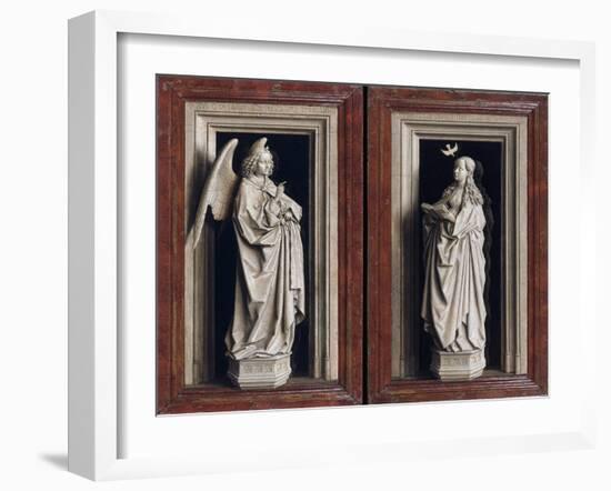 The Annuciation Diptych-Jan van Eyck-Framed Giclee Print