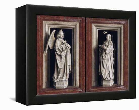 The Annuciation Diptych-Jan van Eyck-Framed Premier Image Canvas