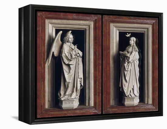 The Annuciation Diptych-Jan van Eyck-Framed Premier Image Canvas