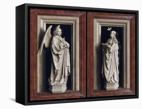 The Annuciation Diptych-Jan van Eyck-Framed Premier Image Canvas