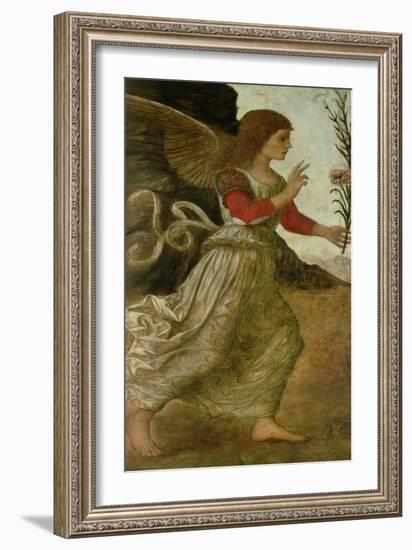 The Annunciating Angel Gabriel-Melozzo da Forlí-Framed Giclee Print