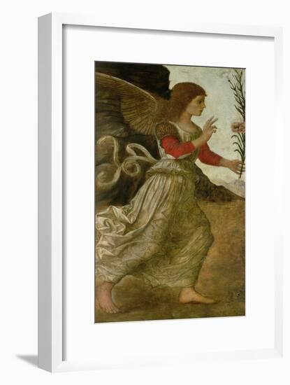 The Annunciating Angel Gabriel-Melozzo da Forlí-Framed Giclee Print